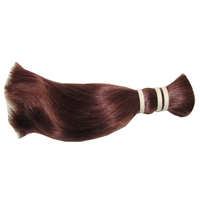 Straight Real Asian Hair - Auburn - 25cm