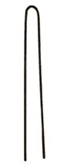 HS2030 - Medium Straight Hairpins in Black - 70mm