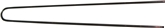 HS2900 - Straight Fine Hairpins in Black - 57mm