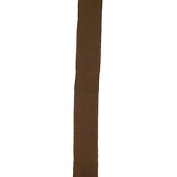 Galloon - Flat 12mm Nylon in Dark Brown (10Mtrs)