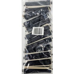 Black Perm Rods Pack of 12 - 19mm