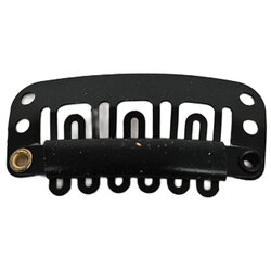 Black Postiche Clip (30x15mm)