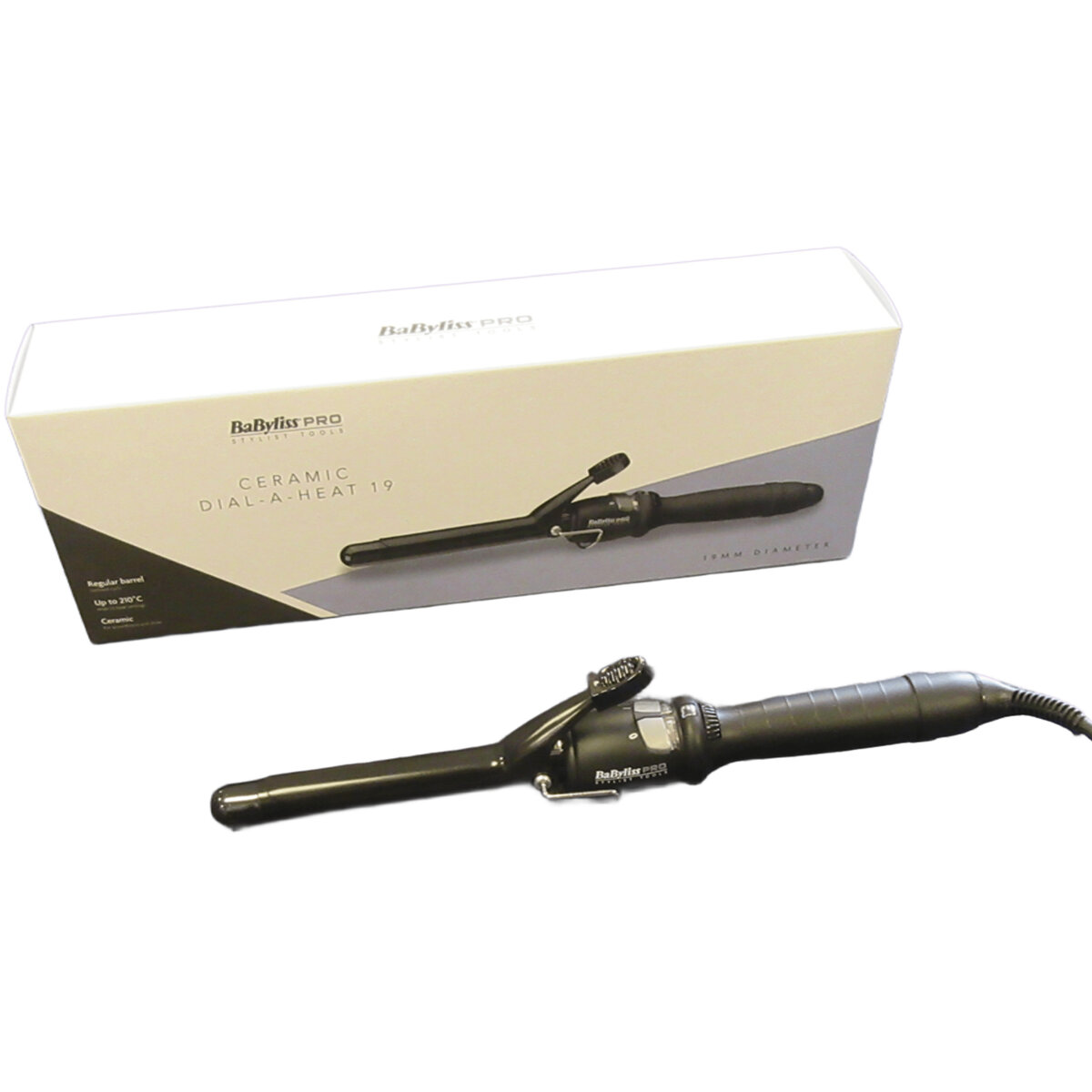 Babyliss Ceramic Dial-A-Heat Curling Tong 19mm