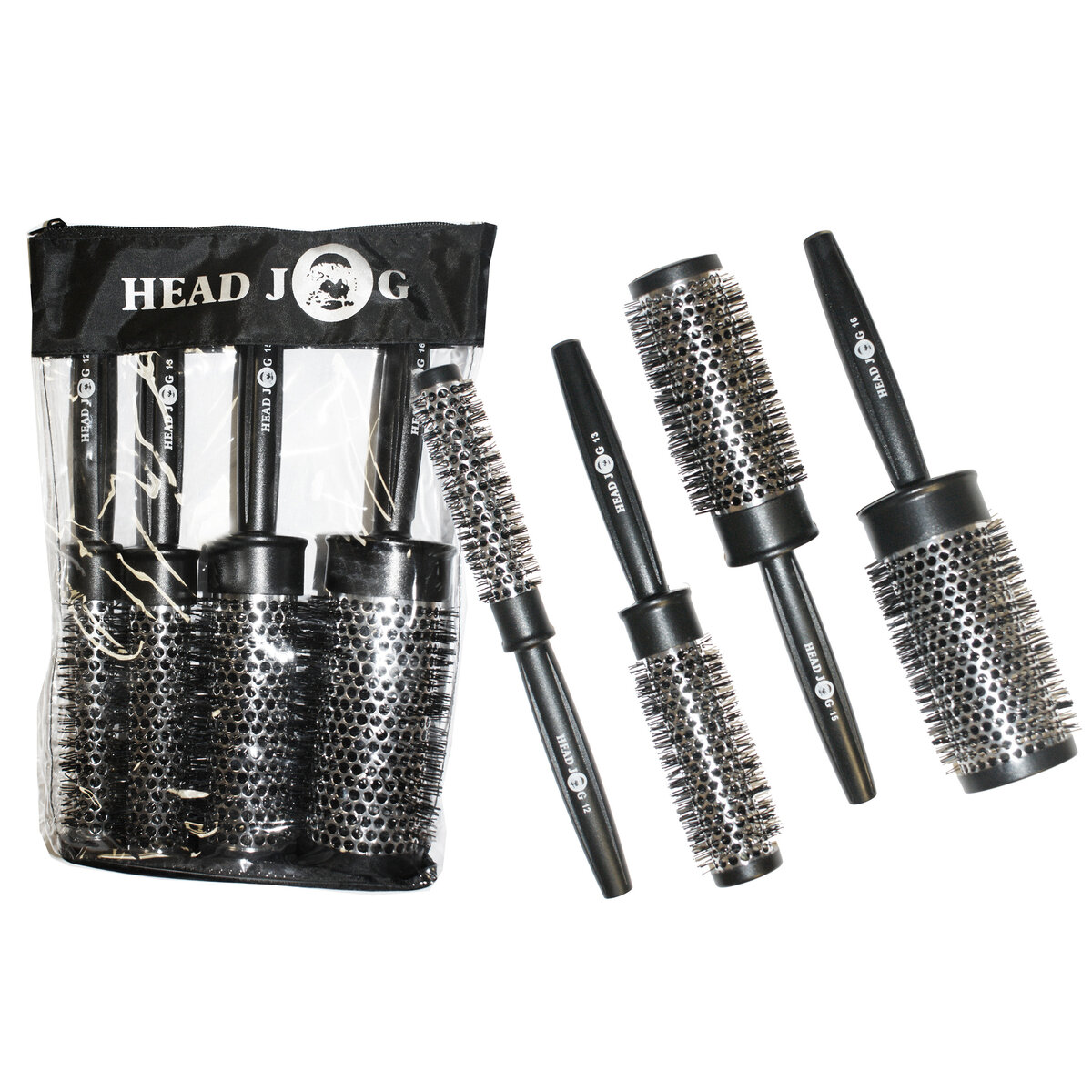 Banbury Postiche - Head Jog Quad Brush Set (Brushes And Combs)