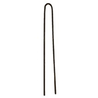 HS2030 - Medium Straight Hairpins in Black - 70mm