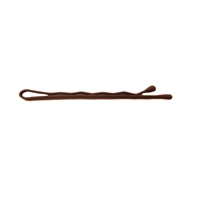 Matte Hairgrips in Light Brown - 50mm