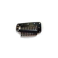 Black Postiche Comb Clip Fastner (35x15mm)