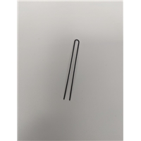 Straight Hairpins in Black - 65mm (500)