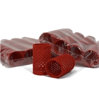 155354-Flocked Rollers in Red - 40mm