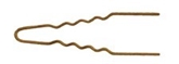 HS2002 - Fine Waved Hairpins in Gold 46mm