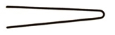HS2020 - Medium Straight Hairpin in Black - 57mm