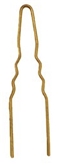 HS2055 - Thick Waved Hairpin in Gold - 68mm