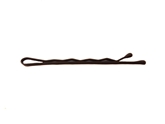 Matte Hairgrips in Dark Brown- 45mm