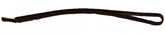 Fine Curved Hairpin in Black - 45mm (Bag of 144)