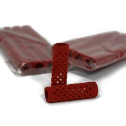 155348-Flocked Roller (18mm) Red 10x 12 pack